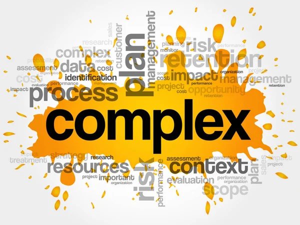 Complexe word cloud collage — Stockvector