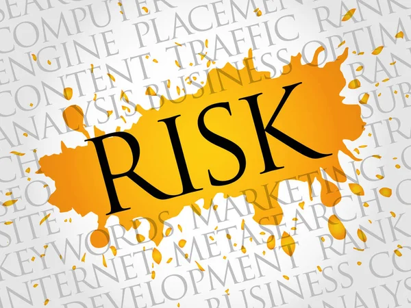 RISK word cloud — Stock Vector