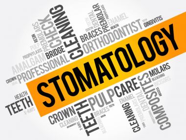 Stomatology kelime bulutu kolaj