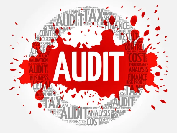 Облако слов AUDIT — стоковый вектор