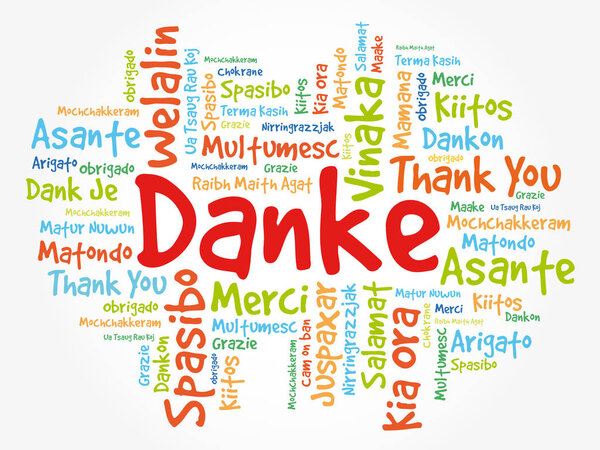 Danke (Thank You in German)