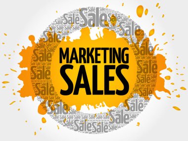 Pazarlama satış kelime bulutu