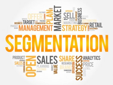 Segmentasyon sözcük bulut