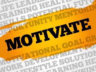 Kelime bulutu kolaj motive