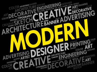 Modern kelime bulutu