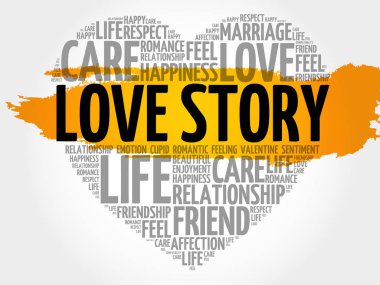 Hikaye kelime bulutu kolaj seviyorum