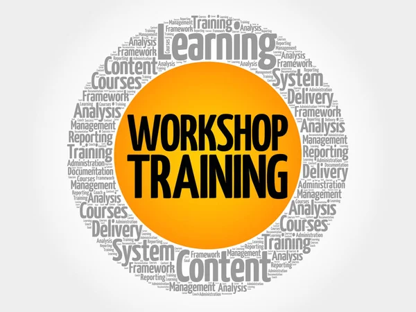 Workshop Círculo de treinamento —  Vetores de Stock