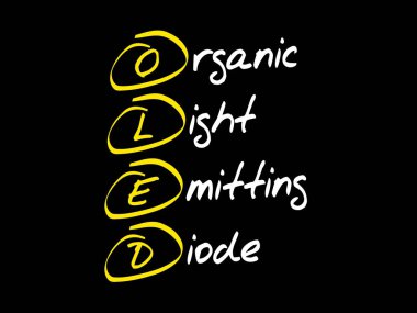 OLED organik ışık yayan diyot