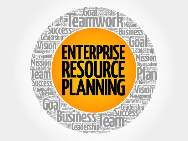 Planificación de recursos empresariales — Archivo Imágenes Vectoriales