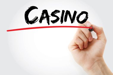 Casino işaretçisi ile yazma el