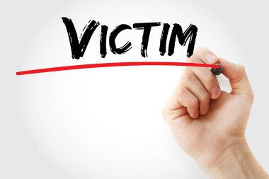 Kurban marker ile yazma el