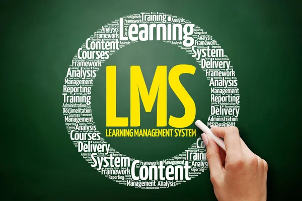 Sistema de gestión del aprendizaje (LMS) ) — Foto de Stock