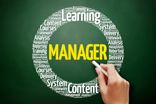 Manager word cloud collage — Stock Photo, Image