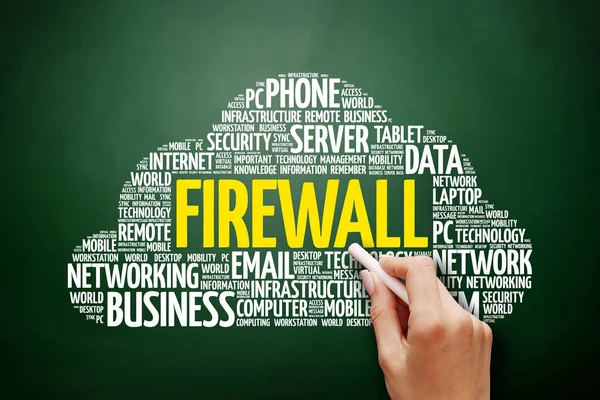 FIREWALL word cloud collage — Stock Photo, Image