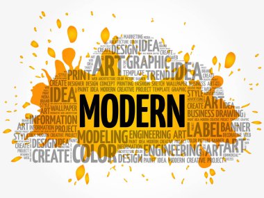 Modern kelime bulutu