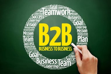B2b (Business to Business) kelime bulutu