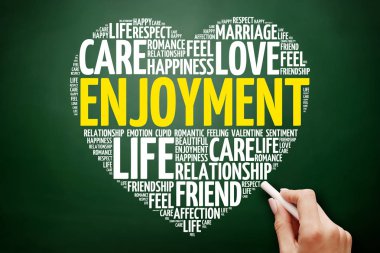 Keyfi kelime bulutu kolaj