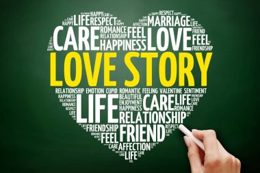 Hikaye kelime bulutu kolaj seviyorum