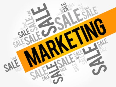 Kolaj pazarlama kelime bulutu