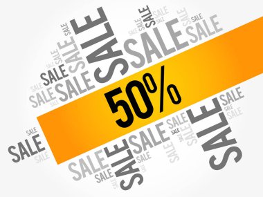 yüzde 50 satış kelime bulutu