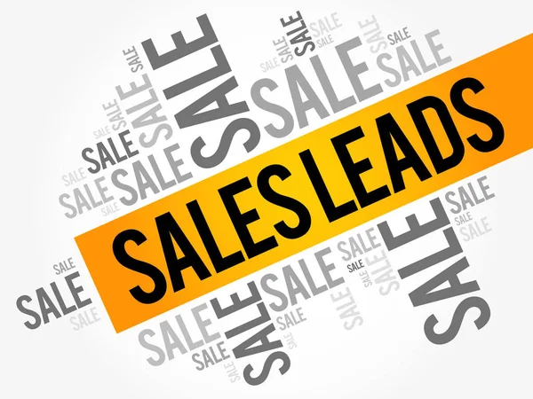 Sales Leads words cloud