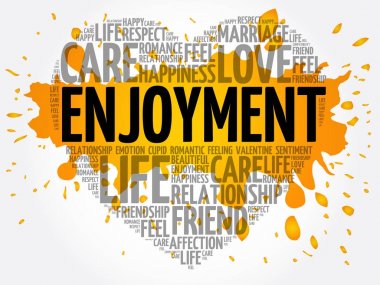 Keyfi kelime bulutu kolaj