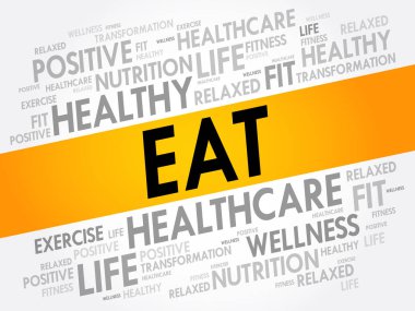 Kelime bulutu arka plan yemek