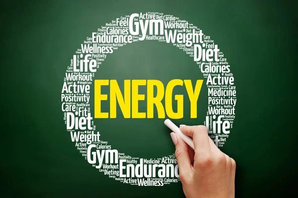 ENERGY word cloud collage — Stock Photo, Image