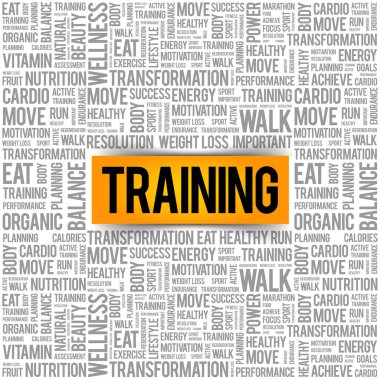 Eğitim kelime bulutu, fitness