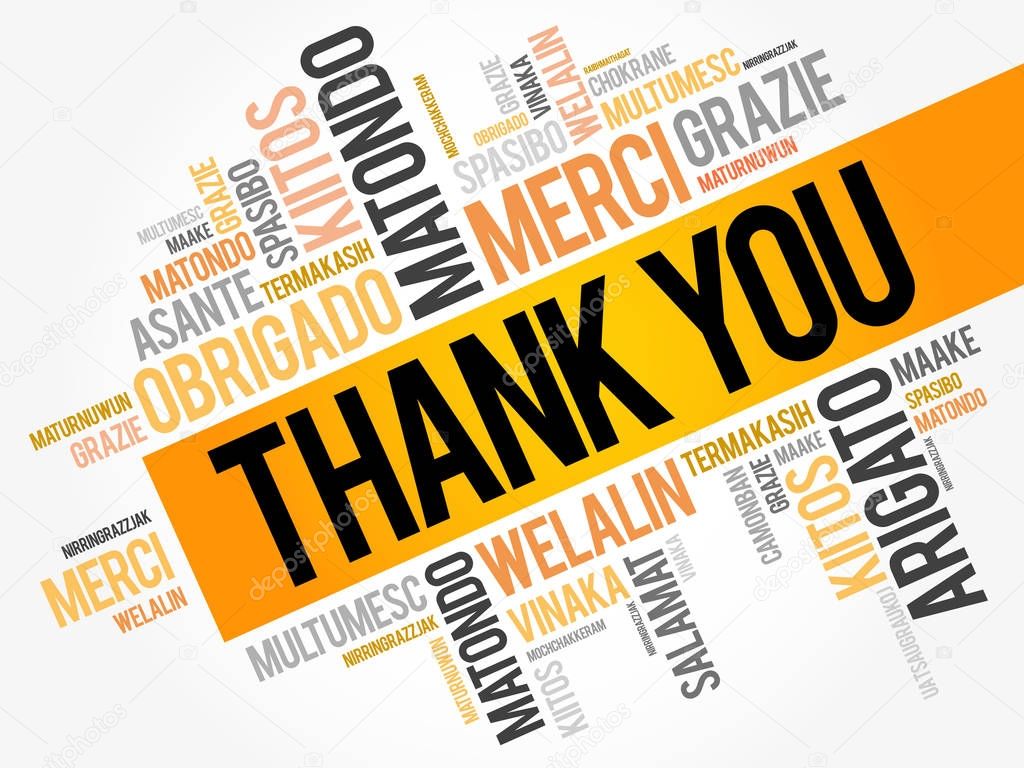 Thank You word cloud — Stock Vector © dizanna #175514082