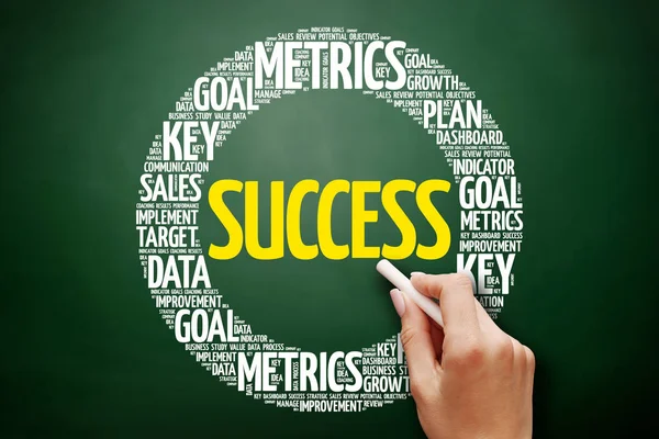 Success word cloud collage — Stock Photo, Image