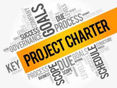 Charter kelime bulutu kolaj proje