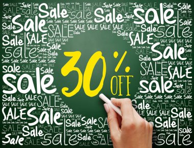 % 30 off Satılık kelime bulutu kolaj