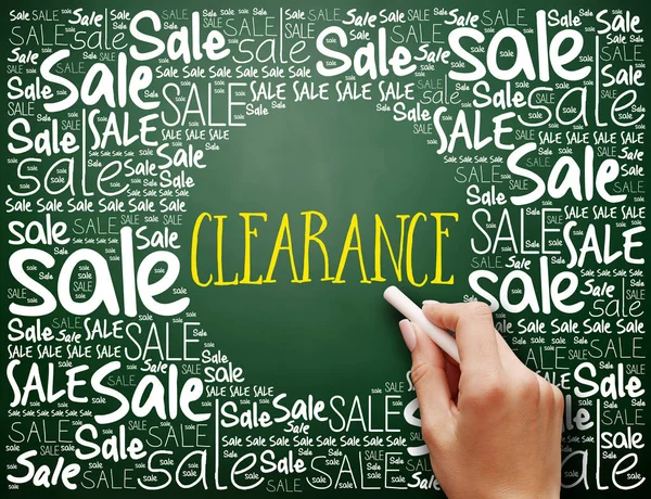 Clearance Sale word cloud collage