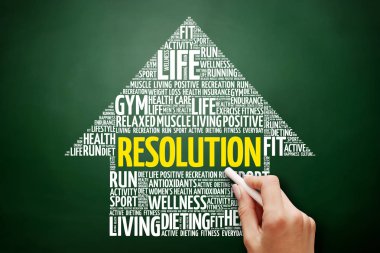 Çözünürlük ok kelime bulutu