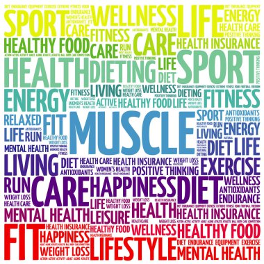 Kas kelime bulutu arka plan