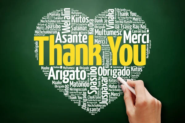 Teşekkür ederim Word Cloud yazma el