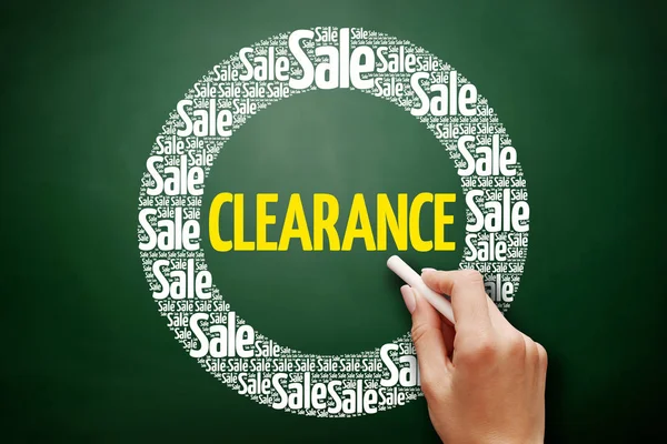 Clearance Sale word cloud collage