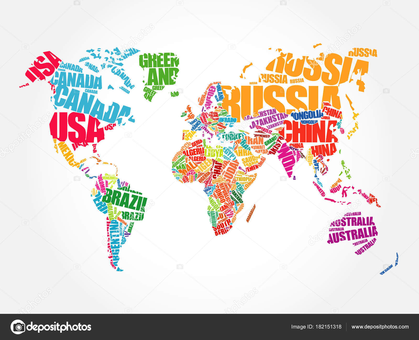 World typography map art collectibles prints trustalchemy