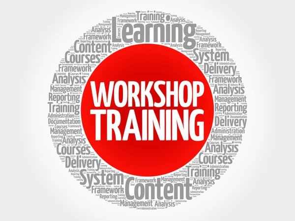Workshop Círculo de treinamento —  Vetores de Stock