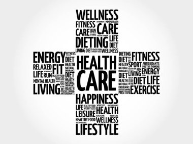 Sağlık kelime bulutu