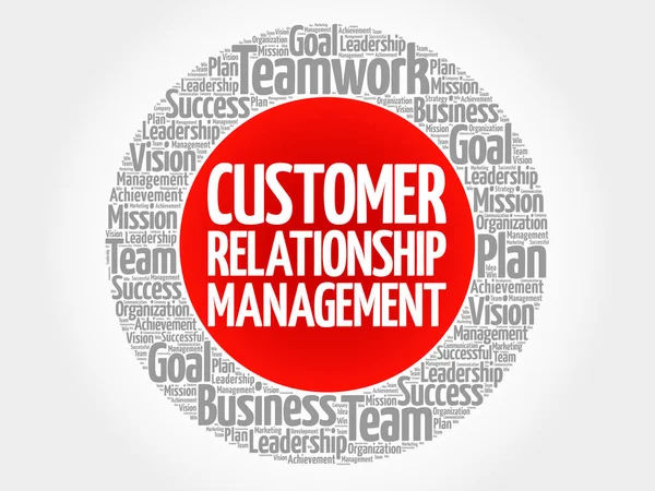 Управление взаимоотношениями с клиентами — стоковый вектор