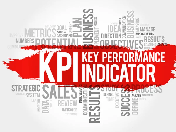 KPI - nyckeltal — Stock vektor