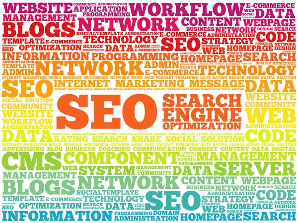 SEO (optimização do search engine) — Vetor de Stock