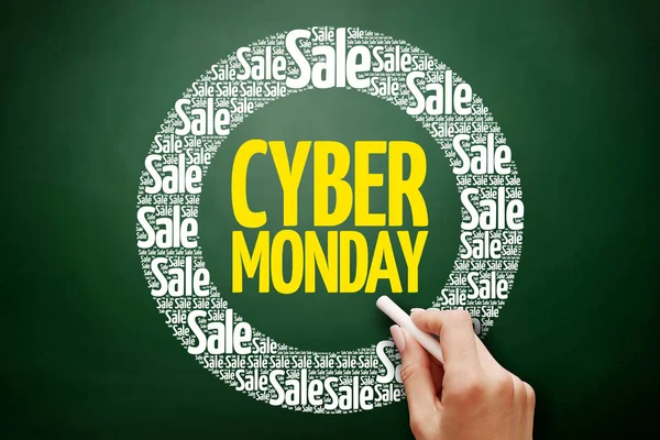 Cyber Monday word cloud — Stock Photo, Image