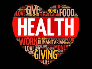 Sağlık kelime bulutu