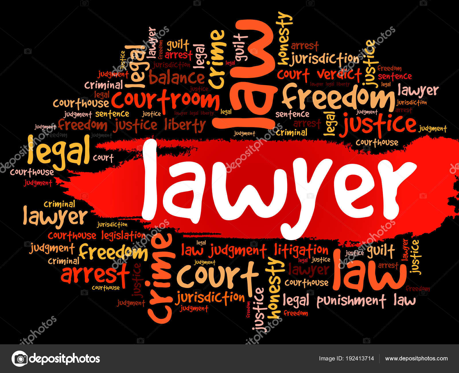 Lawyer word cloud collage Stock Vector Image by ©dizanna 192413714