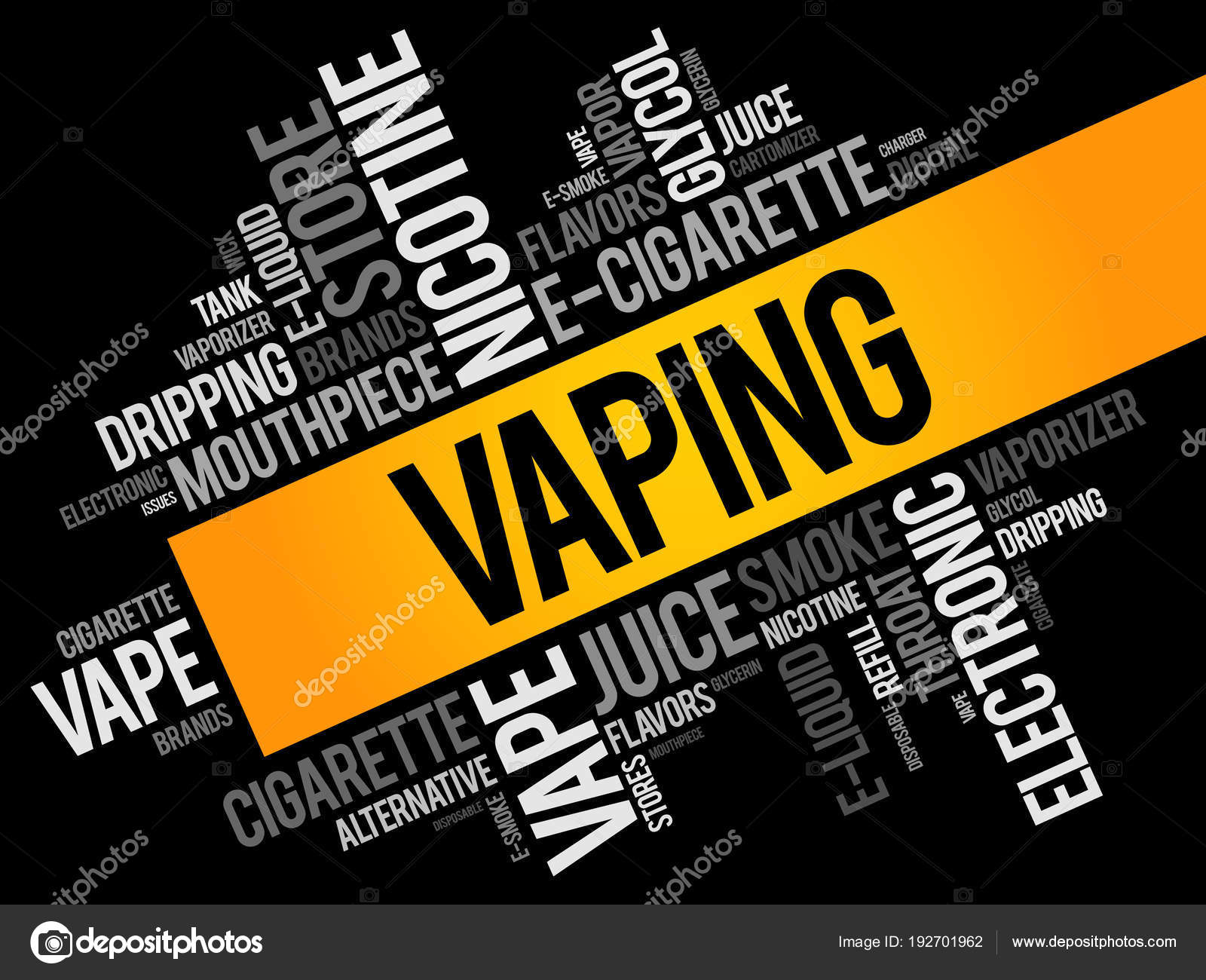 Vaping word cloud collage Stock Vector Image by ©dizanna 192701962