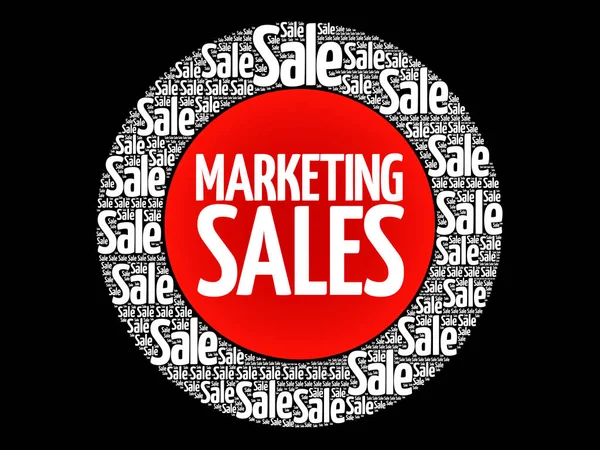 Marketing SALES parole cloud — Vettoriale Stock