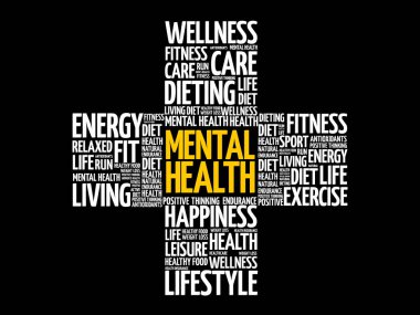 Kelime bulutu çapraz ruh sağlığı